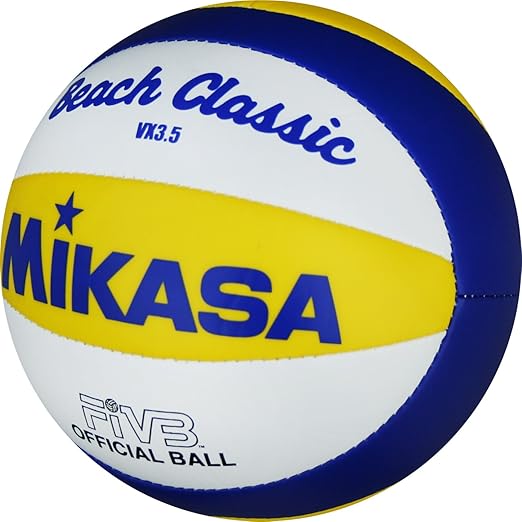 MIKASA VX 3.5 Mini Beach Volleyball 15 cm Diameter Blue/Yellow/White