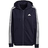 adidas womens Essentials 3-stripes French Terry Regular Full-zip Hoodie