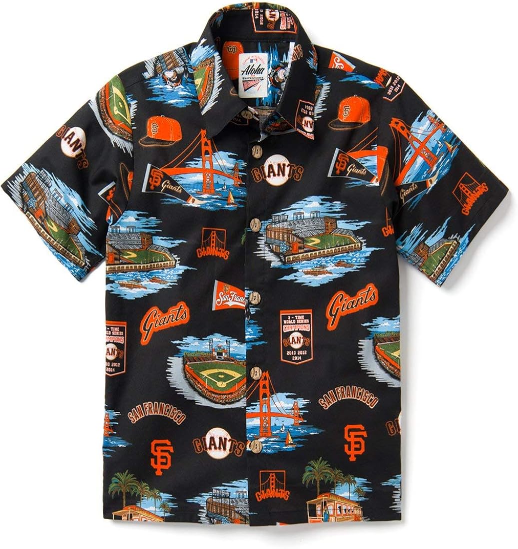 Reyn Spooner Boys' Big San Francisco MLB Classic Fit