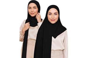 VOILE CHIC Instant Hijab Scarf for Women - Premium Jersey Head Scarf Wrap - Made in Turkey