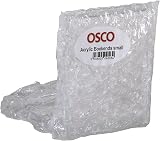Osco Acrylic Bookends with Clear Rubber Pads Non Slip 6 Pair H10.2 x W8 x D10 cm view 6