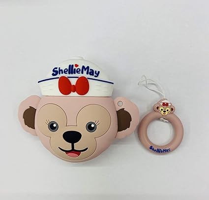 Amazon New 1 2世代共用 リング付き Airpodsケース エアポッド カバー 保護ケース 耐衝撃ダッフィーフレンズ 風 ディズニー くま ねこ うさぎ シェリーメイ風 家電 カメラ オンライン通販