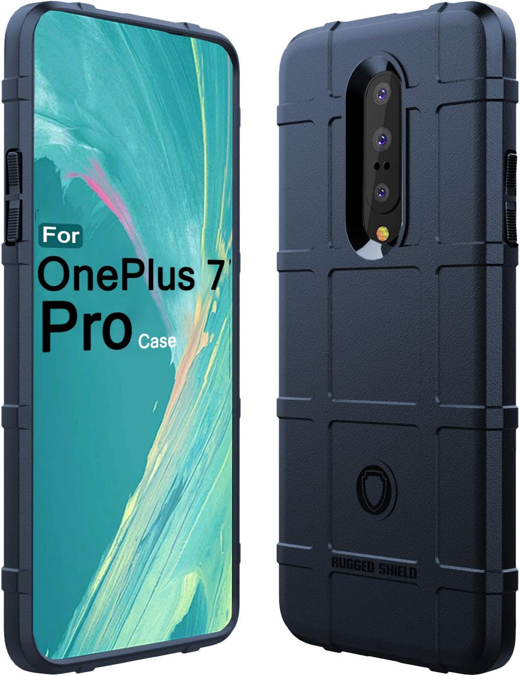 Sucnakp OnePlus 7 Pro Case,OnePlus 7 Pro 5G Case Heavy Duty Shock Absorption Phone Cases Impact Resistant Protective Cover for One Plus 7 Pro Case（New Blue）