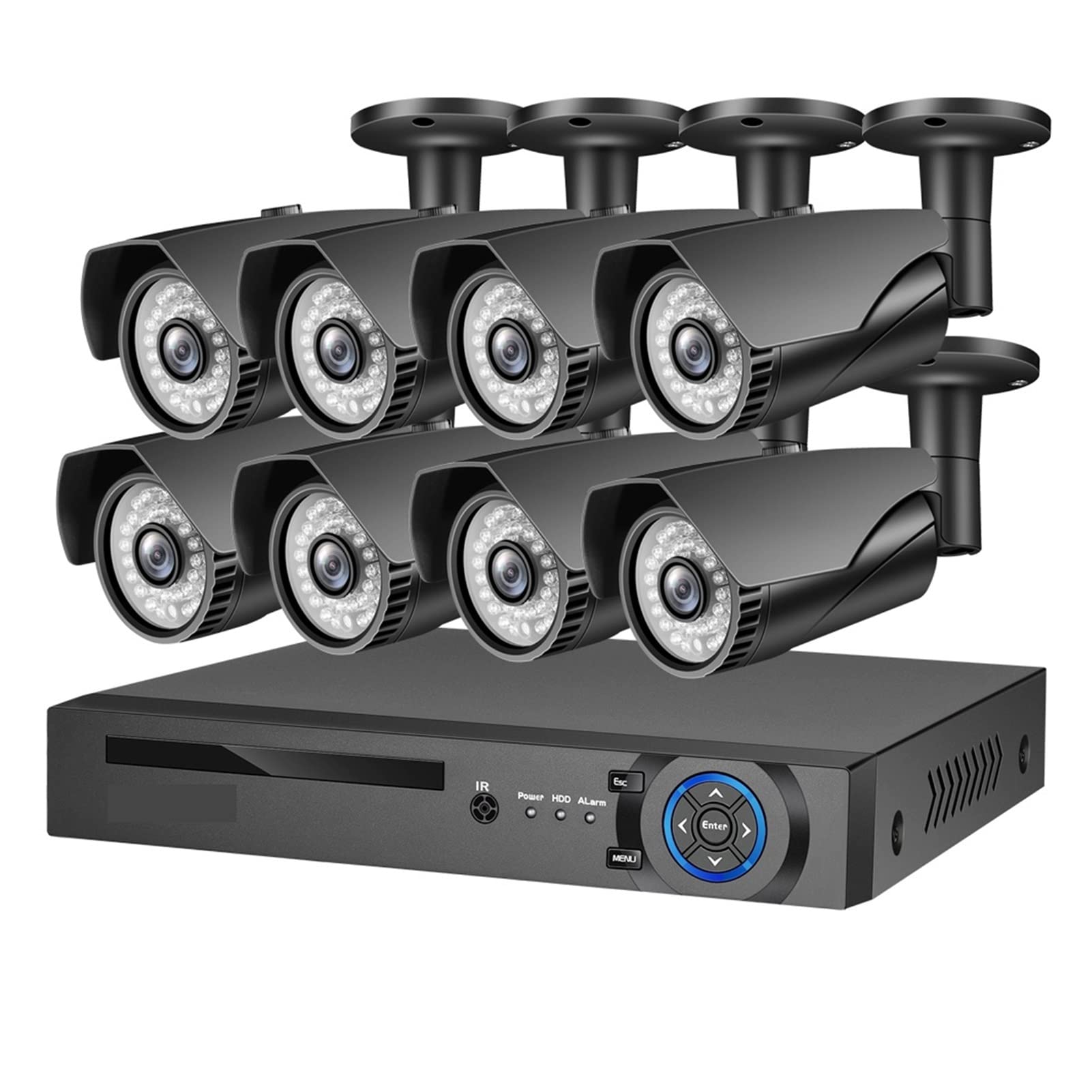 EZGA Home Security Camera System 4K Surveillance Camera System 8MP H