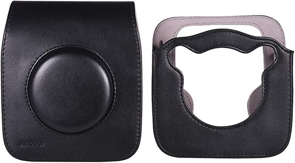 Compact Camera CasesCamera Case Bag PU Leather Protection Camera Bag With Adjustable Shoulder StrapCamera Shoulder Bag Size13 7x12 2x5 8cm ColorBlack