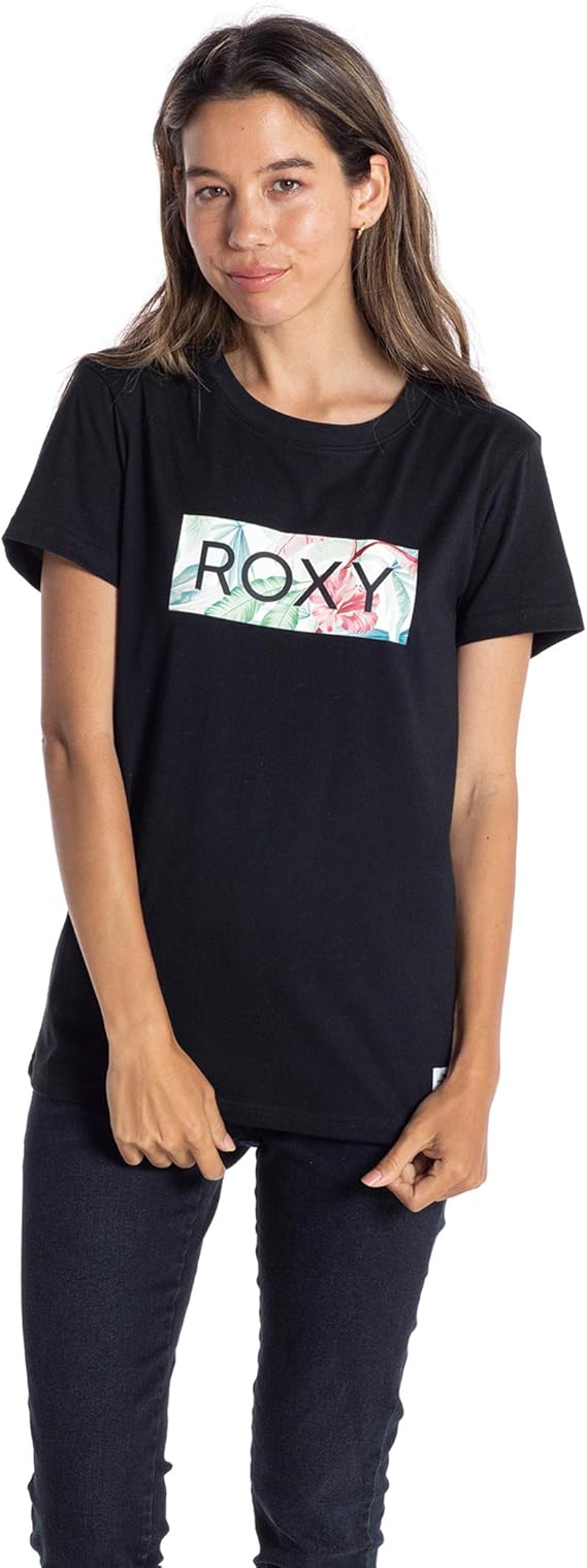 Amazon ロキシー Tシャツ Healing Botanic Roxy レディース Tシャツ カットソー 通販
