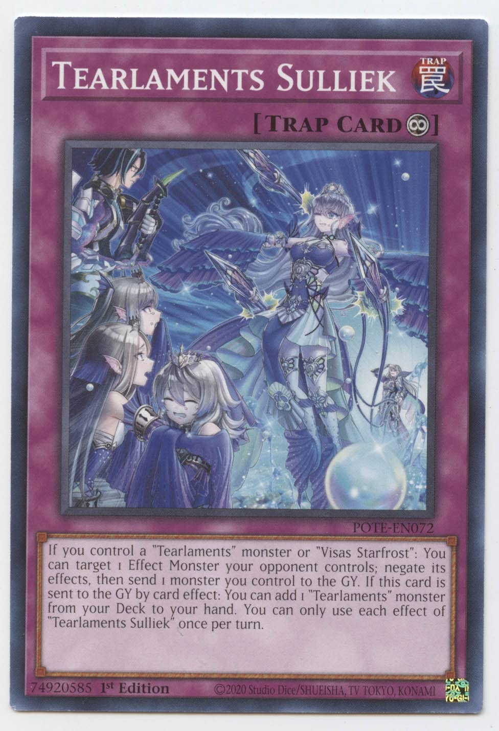 Yu-Gi-Oh! Tearlaments Sulliek - POTE-EN072 - Common