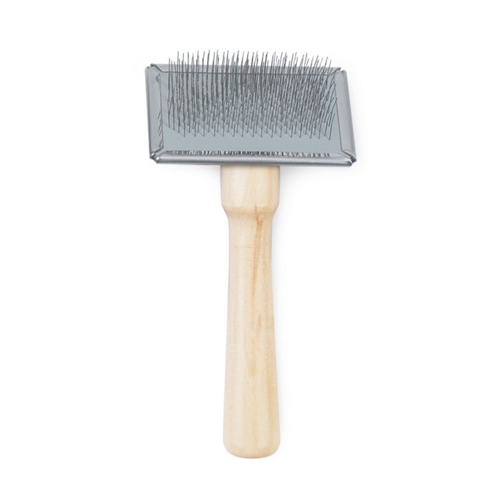 Ancol Heritage Wood Handle Soft Slicker Brush Small