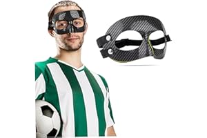 Nose Guard for Broken Nose Adjustable PVC Face Shield Mask Sports Mask Face Protection for Football Basketball Wrestling Soft
