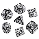Steampunk Dice Black/White (7 Stk.) Board Game