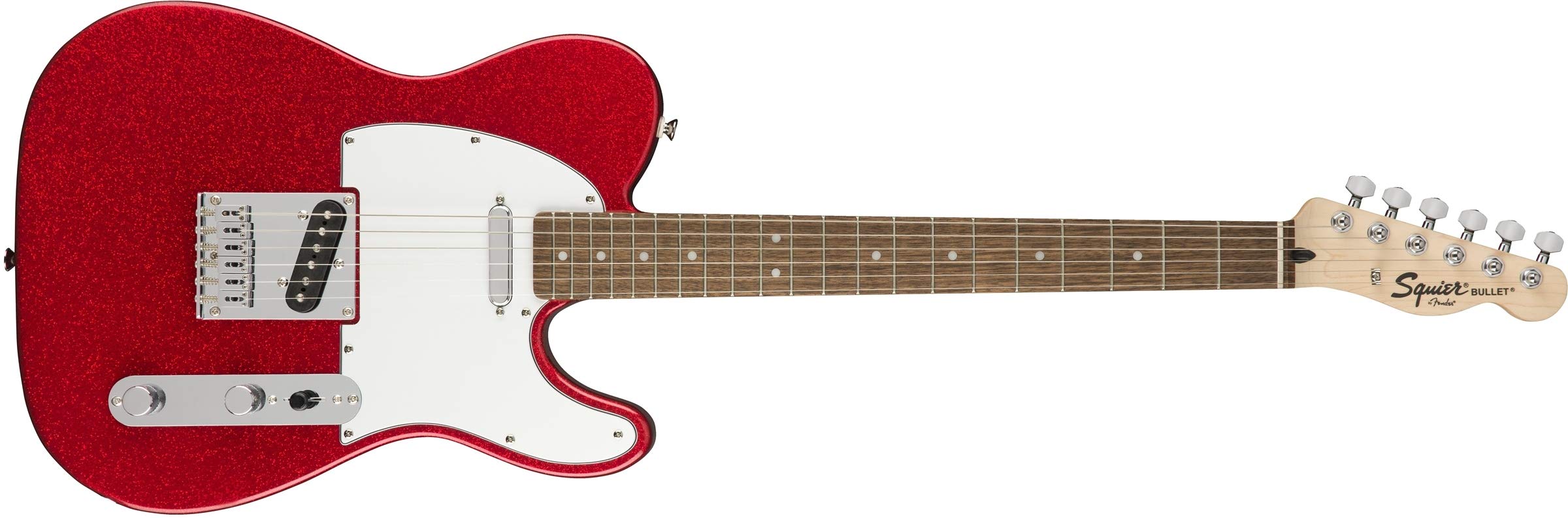 Squier Limited Edition Bullet Telecaster Electric Guitar (Red Sparkle)