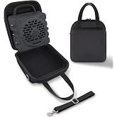 co2CREA for Turtlebox CUB Speaker Hard Carrying Travel Case, Black | Portable Travel Bag Replacement with Detachable Shoulder Strap and Handle, Shockproof EVA Shell and Soft Lining