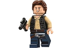 LEGO Star Wars Minifigure from Death Star - Han Solo Wavy Hair with Blaster (75159)