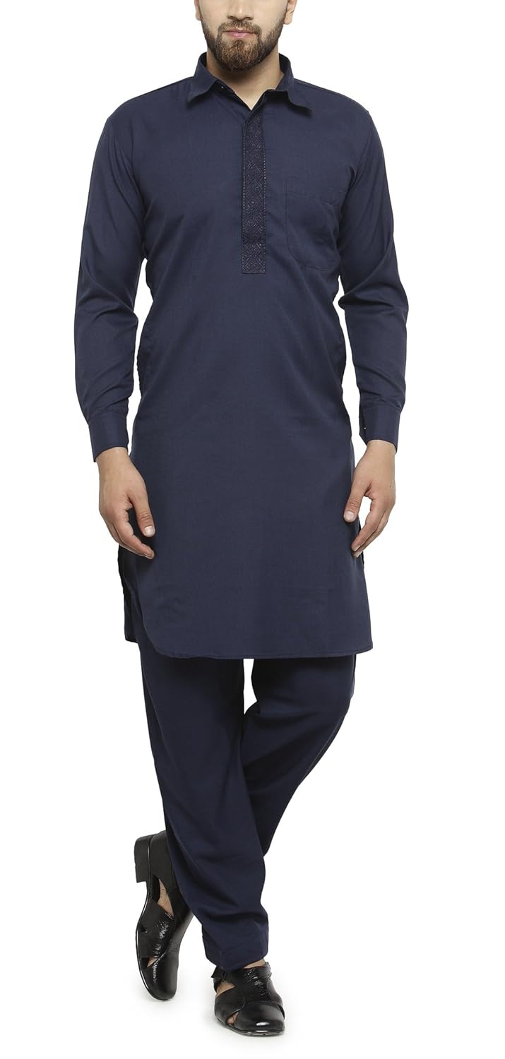 ben martin rich cotton blend kurta pyjama for men