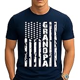 Kropsis Grandpa Vintage American Flag Men's T-Shirt