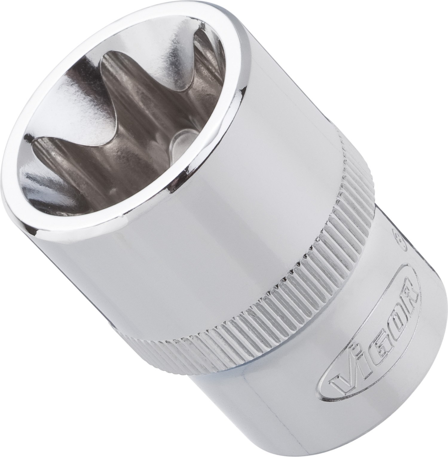 Vigor V2196 Socket For Outside Torx, E18 mm, L 38.2 mm, 1/2"