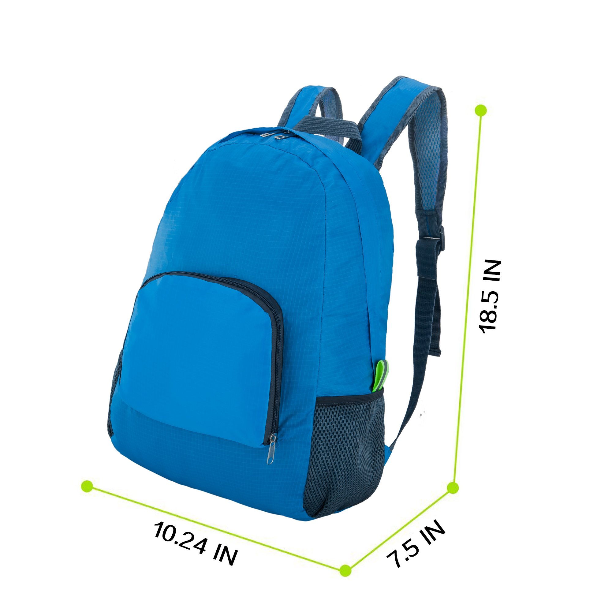 Travel Backpack, Foldable & ultralight Water Resistant Packable Backpack Hiking Daypack