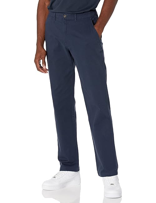 Amazon Essentials Men's Classic-Fit Casual Stretch Chino Pant, Dark Navy, 29W x 32L