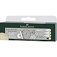 Faber-Castell FC167151 PITT Artist Pen - Black/White (Pack of 4)