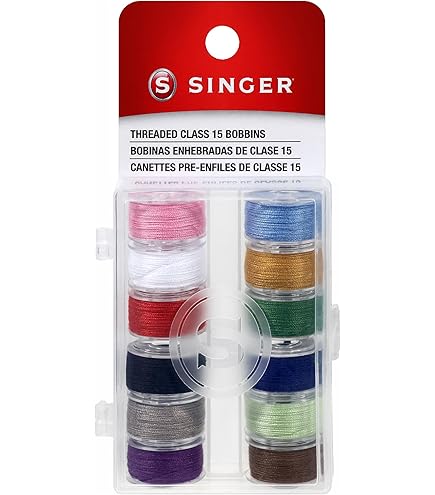 50 Plastic Bobbins For Singer Heavy Duty 44S, 4411, 4423 & Other Models - Sewing Machine Bobbins