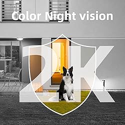 Rraycom 3PC 2K Battery Powered Camera for Home
