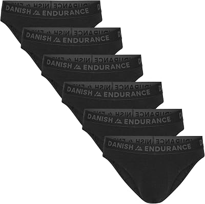 Herren Bambus Slips, 3er & 6er Pack, Schwarz, M