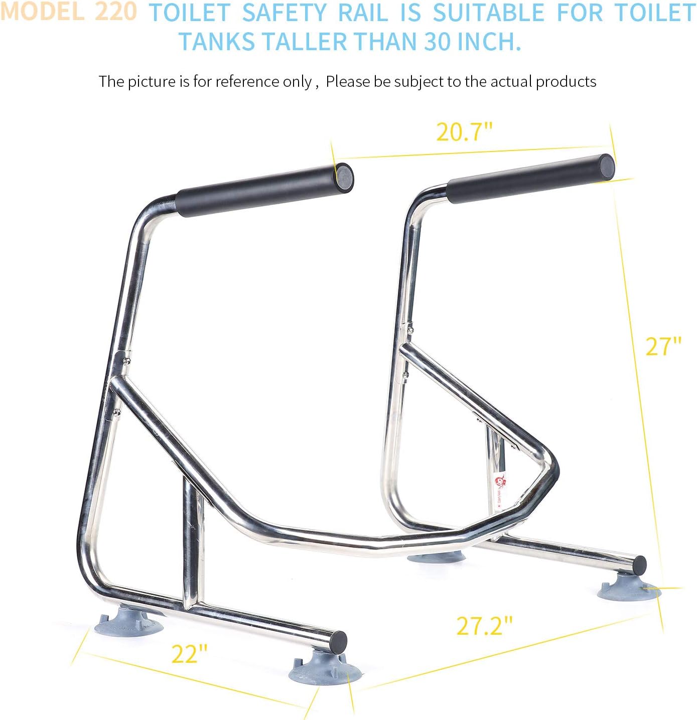 Elderly Assis Toilet Safety Rails Safety Frame Toilet with Easy Installation Bathroom Toilet Seat for Seniors Arthritis Sufferers Injured Surgery Recovery: Health & Personal Care