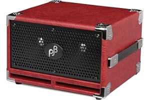PJB Phil Jones Bass Compact 2 2 x 5-inch 200-watt Bass Cabinet - Red