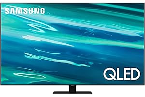 SAMSUNG 55-Inch Class QLED 4K UHD Q80A Series Direct Full Array Quantum HDR 12x, 6 - 2.2.2CH 60W Speakers, Object Tracking Sound, Smart TV with Alexa Built-In (QN55Q80AAFXZA, 2021 Model)