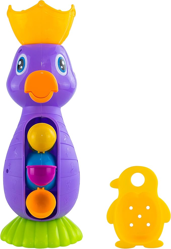 nuby quacky races bath toy