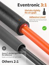 Eventronic 300 Pcs Heat Shrink Tubing 3:1 Adhesive Lined IP65 7 Sizes view 4