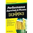 Performance Appraisals and Phrases For Dummies