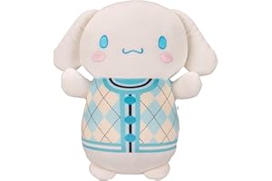 Squishmallows Original Sanrio 10in Plaid Cinnamoroll HugMees – Ultrasoft Official Jazwares Plush (Medium-Sized)