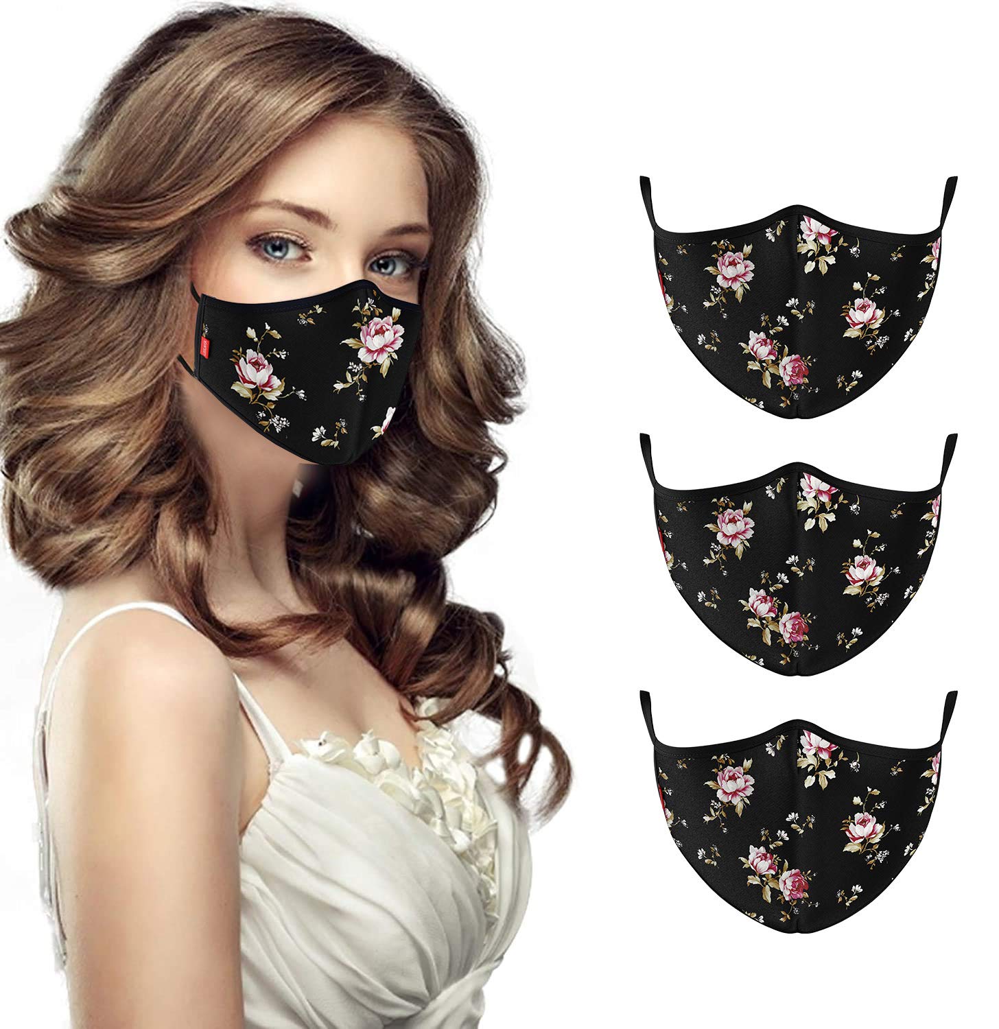 COOL Mask Unisex 3 Layer Reusable Washable Face Mask ( Pack of 3 )