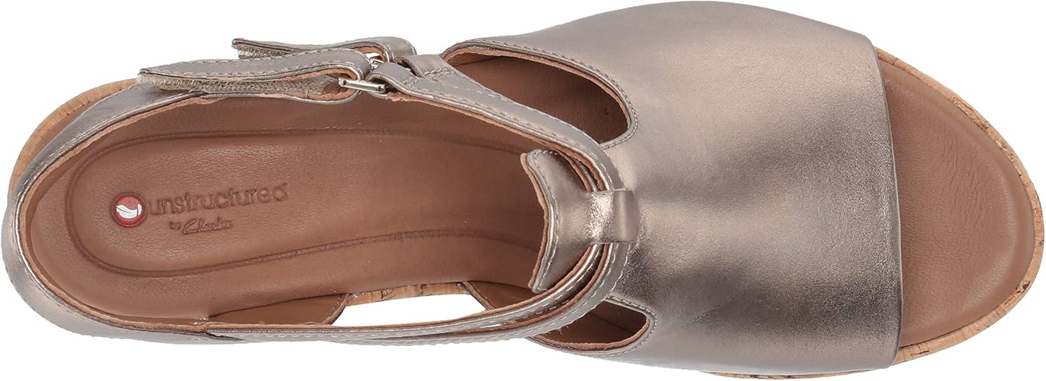 clarks un plaza way wedge sandal