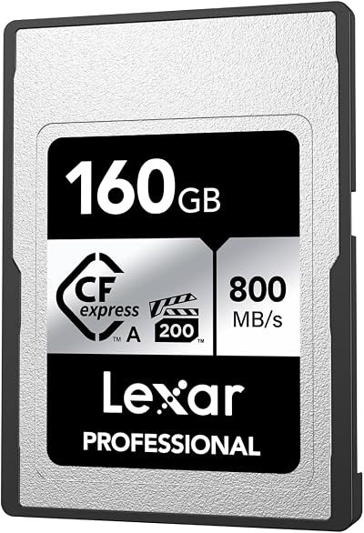 Lexar Professional SILVER Series CFexpress Type A Card 160GB 800MB/s Read