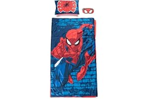 Jay Franco Marvel Spiderman Zaap 3 Piece Plush Sleepover Set