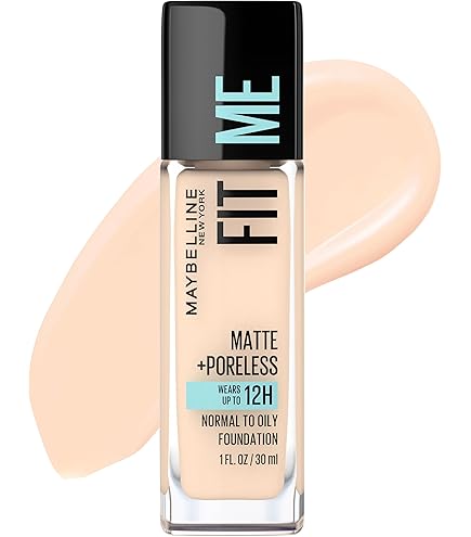 Amazon.com : Maybelline Fit Me Dewy + Smooth Liquid Foundation
