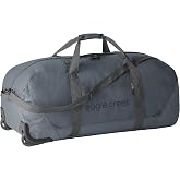 Eagle Creek No Matter What Rolling Duffel, 130L, Smoke | Durable Rolling Bag for Travel, Adjustable Shoulder Strap, Heavy Duty Wheels, Lockable Zippers, Multiple Carry Options
