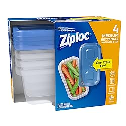 Ziploc Food Storage Meal Prep Containers Reusable