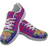 JUDENTIDOS Casual Lace Up Sneakers for Women Sport Athletic Tennis Breathable Running Shoes