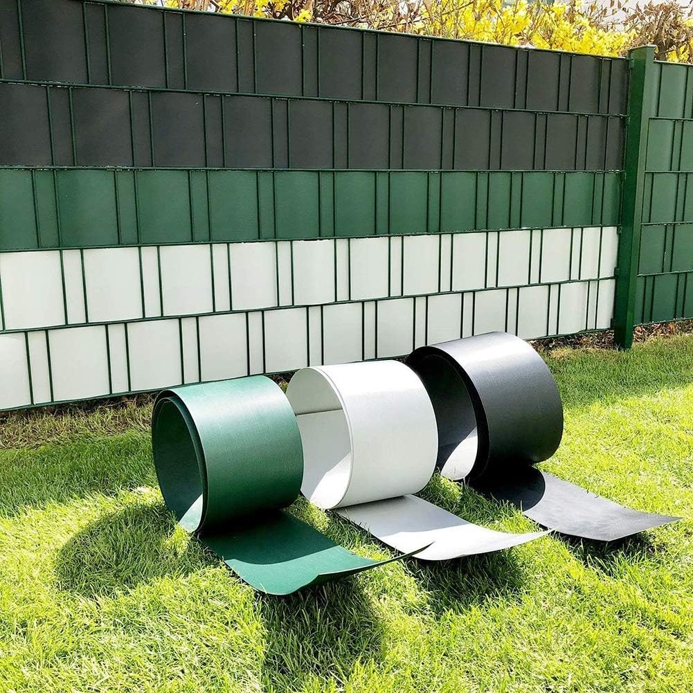 LSXIAO 1 Roll PVC Garden Fence Screen Pole Mat Fence Provide Privacy