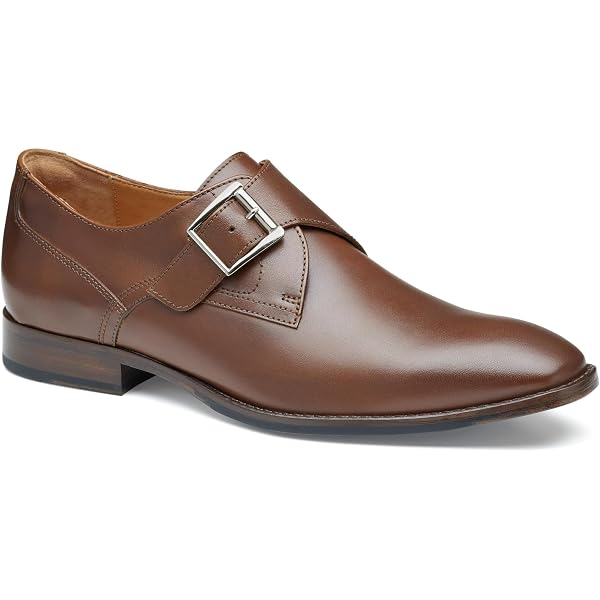 Johnston and Murphy Men\'s Brown Leather Double Monk Strap 12 Johnston & Murphy Ellsworth Double-Monk Strap Sress Shoes  main image 4