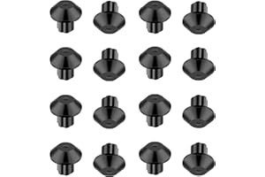 MISSISCILY 16Pcs WB2K101 WB02T10461 Rubber Gas Range Stovetop Grate Feet for GE Kenmore Range Burner Grate Hotpoint, 3/16" Hole Gas Stove Top Cooktop Burner Grates 247410 AP2622260 EAP241358 PS241358