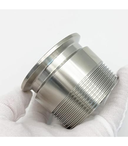 PATIKIL 1 In TC Tri Clamps Adapter, 1 Stück Tri Clamps Fittings Auf NPT 1/2 Weiblichen Gewindeadapter Sanitär 304 Edelstahl Für Lebensmittel, 34mm
