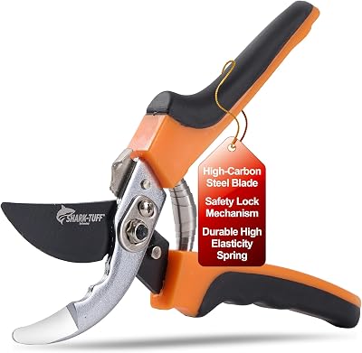Homebay Shark-Tuff Heavy Duty Secateurs SK5 Bypass Pruning Shears