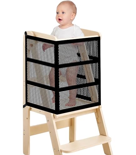 Sécurité Bébé Cuisine Filet De Sécurité Pour Tour D'Observation Enfant - Filet De Protection Tour D'observation