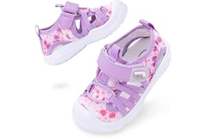 JOINFREE Toddler Boys Girls Water Shoes Breathable Qucik Dry Sport Beach Sandals Lightweight Barefoot Flexible