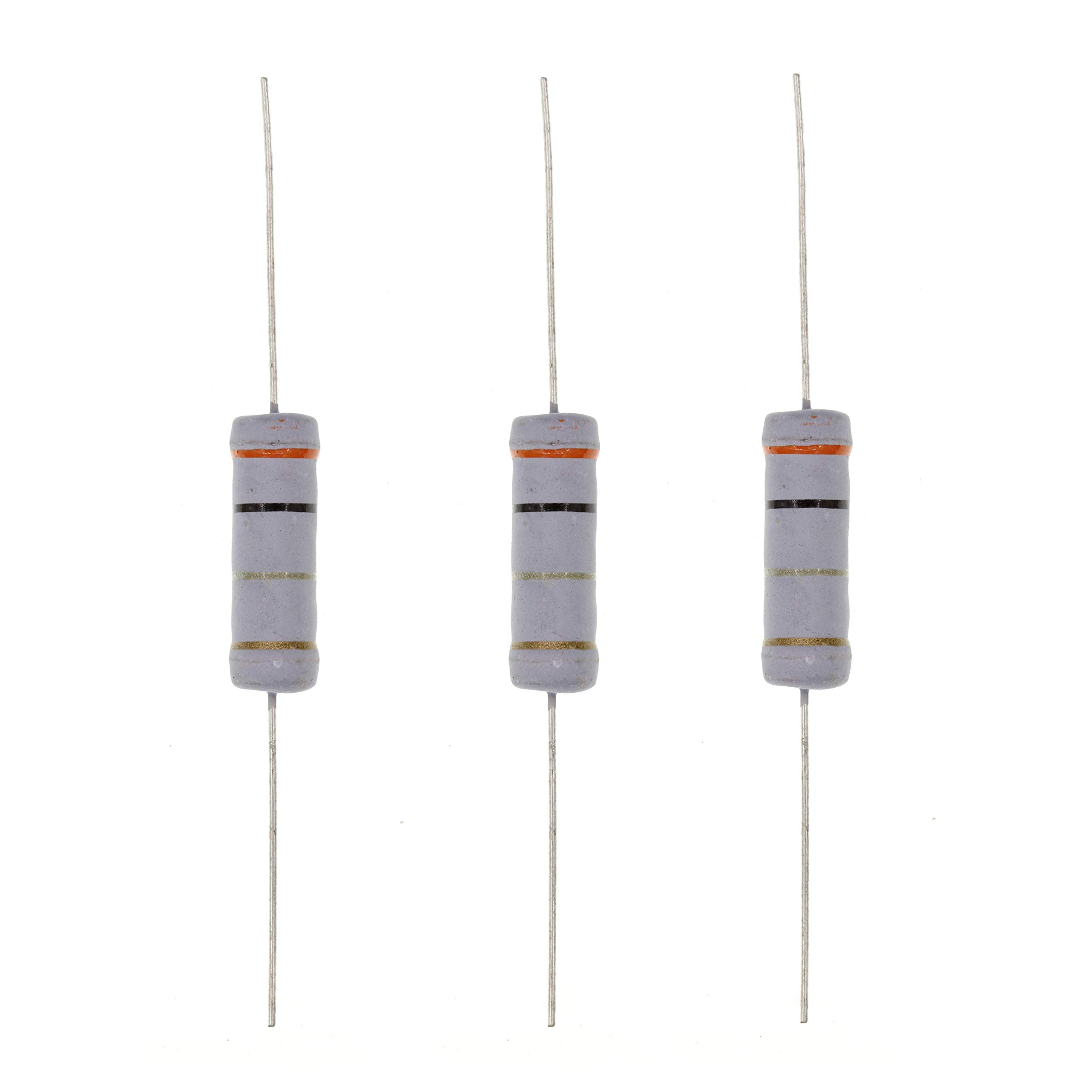 HUABAN 10PCS 5W 5 Watts 0R3 0.3 Ohm 5% Metal Oxide Film Resistor