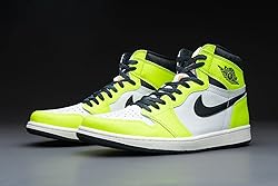 Nike Men's Air Jordan 1 Retro High Og Shoes, Volt